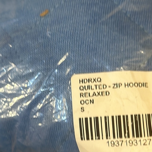 Aviator Nation Relaxed Quilted Zip Hoodie- Sz Small - Picture 5 of 7